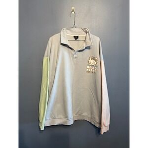 ASOS New Girl Order Curve x Hello Kitty Color Block Pastel Sweatshirt SZ 20 US16